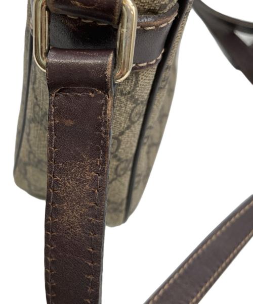 GUCCI（グッチ）GUCCI (グッチ) ショルダーバッグ　GGスプリーム ベージュの古着・服飾アイテム