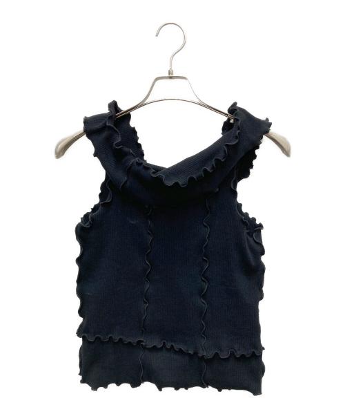 sherris（シェリス）sherris (シェリス) ノースリーブカットソー ブラック サイズ:SIZE Freeの古着・服飾アイテム