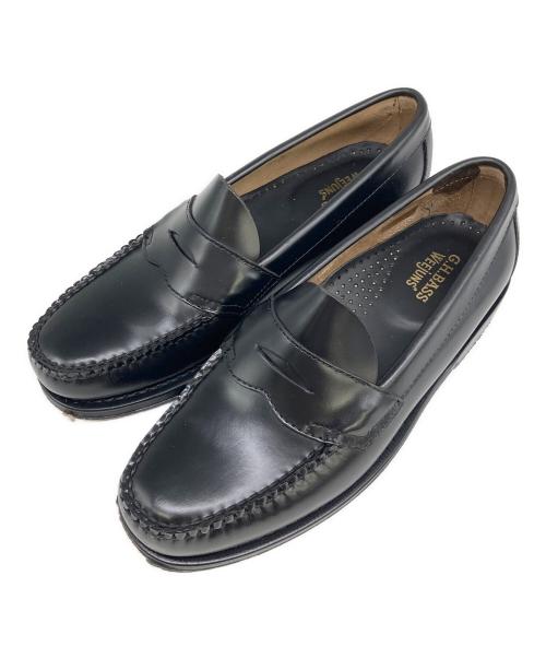 G.H.BASS（ジーエイチバス）G.H.BASS (ジーエイチバス) ローファー ブラック サイズ:SIZE 24.5cmの古着・服飾アイテム