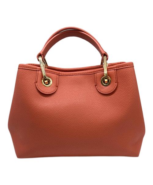 EMPORIO ARMANI（エンポリオアルマーニ）EMPORIO ARMANI (エンポリオアルマーニ) 2WAYハンド＆ショルダーバッグ テラコッタの古着・服飾アイテム