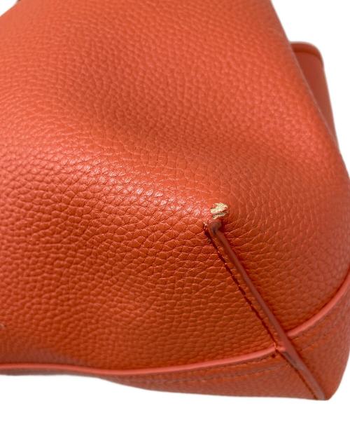 EMPORIO ARMANI（エンポリオアルマーニ）EMPORIO ARMANI (エンポリオアルマーニ) 2WAYハンド＆ショルダーバッグ テラコッタの古着・服飾アイテム