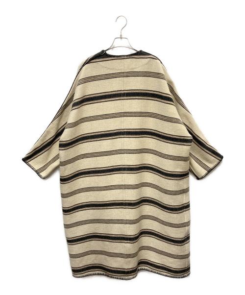 CELINE（セリーヌ）CELINE (セリーヌ) ノーカラーコート ベージュ サイズ:SIZE Sの古着・服飾アイテム