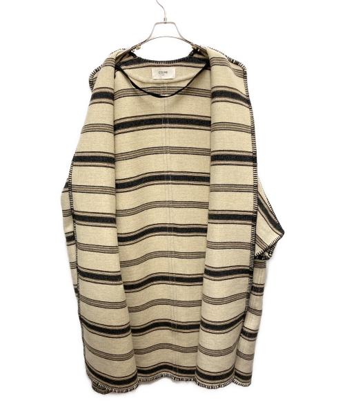 CELINE（セリーヌ）CELINE (セリーヌ) ノーカラーコート ベージュ サイズ:SIZE Sの古着・服飾アイテム