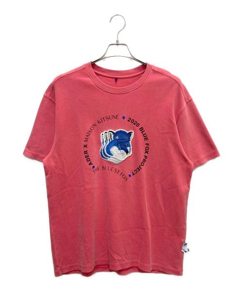 maison kitsune（メゾンキツネ）maison kitsune (メゾンキツネ) ADER error (アーダーエラー) SSスウェット ピンク サイズ:A2の古着・服飾アイテム