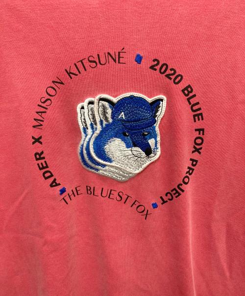 maison kitsune（メゾンキツネ）maison kitsune (メゾンキツネ) ADER error (アーダーエラー) SSスウェット ピンク サイズ:A2の古着・服飾アイテム