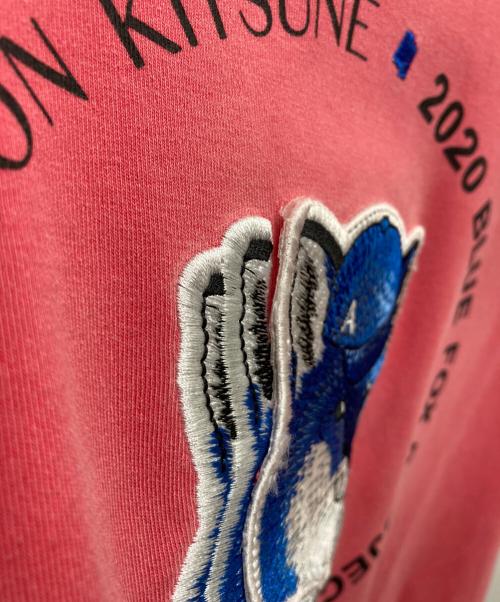 maison kitsune（メゾンキツネ）maison kitsune (メゾンキツネ) ADER error (アーダーエラー) SSスウェット ピンク サイズ:A2の古着・服飾アイテム
