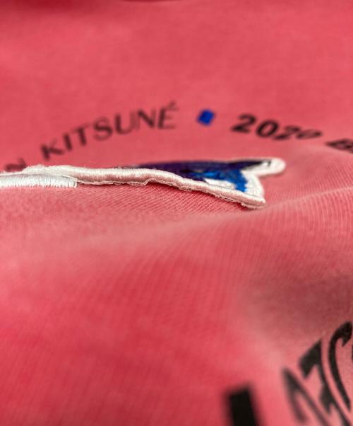 maison kitsune（メゾンキツネ）maison kitsune (メゾンキツネ) ADER error (アーダーエラー) SSスウェット ピンク サイズ:A2の古着・服飾アイテム