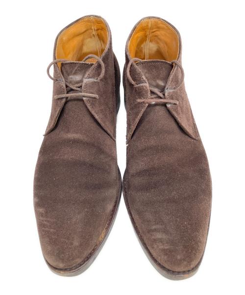 Jalan Sriwijaya（ジャランスリウァヤ）Jalan Sriwijaya (ジャランスリウァヤ) チャッカーブーツ ブラウン サイズ:SIZE 26cmの古着・服飾アイテム