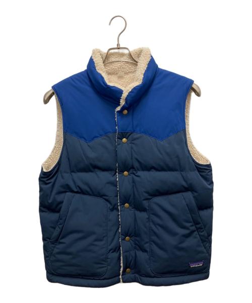 Patagonia（パタゴニア）Patagonia (パタゴニア) Reversible Bivy Down Vest FA21 ネイビー サイズ:SIZE Ｍの古着・服飾アイテム