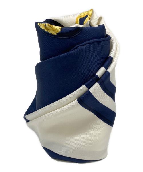 HERMES（エルメス）HERMES (エルメス) スカーフ　BRIDES DE GALA ネイビーの古着・服飾アイテム