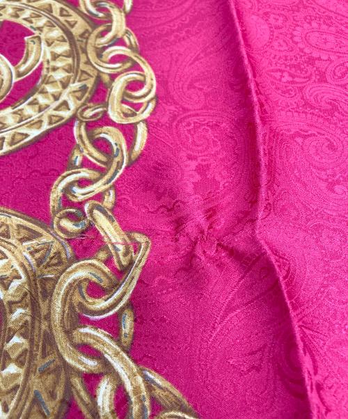 CHANEL（シャネル）CHANEL (シャネル) シルクスカーフ レッドの古着・服飾アイテム