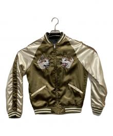 VANQUISH（ヴァンキッシュ）の古着「スカジャン」｜ベージュ