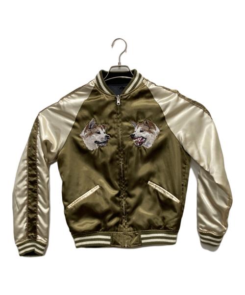 VANQUISH（ヴァンキッシュ）VANQUISH (ヴァンキッシュ) スカジャン ベージュ サイズ:SIZE Sの古着・服飾アイテム