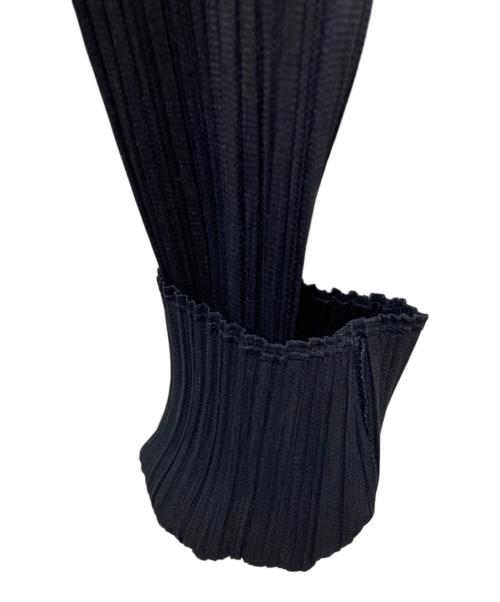 PLEATS PLEASE（プリーツプリーズ）PLEATS PLEASE (プリーツプリーズ) プリーツ長袖シャツ ブラック サイズ:4の古着・服飾アイテム