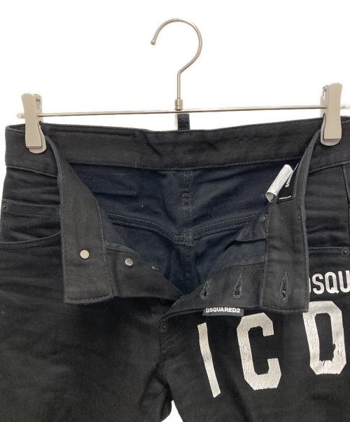 DSQUARED2（ディースクエアード）DSQUARED2 (ディースクエアード) ICON SKATER JEAN(スケータージーン) ブラック サイズ:SIZE 44の古着・服飾アイテム