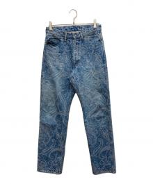 Needles×nubian（ニードルズ×ヌビアン）の古着「STRAIGHT JEAN」｜アイスブルー