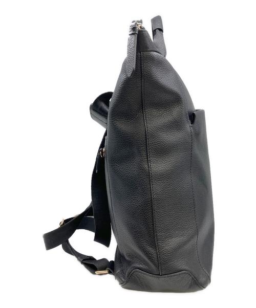 COLE HAAN（コールハーン）COLE HAAN (コールハーン) 3WAY レザーリュック ブラックの古着・服飾アイテム