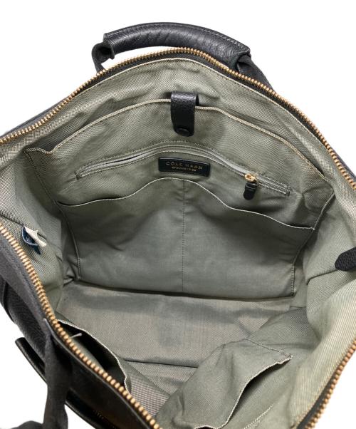 COLE HAAN（コールハーン）COLE HAAN (コールハーン) 3WAY レザーリュック ブラックの古着・服飾アイテム