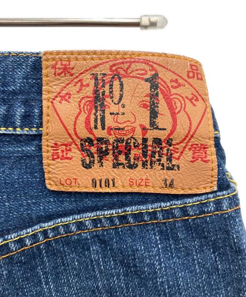 EVISU（エヴィス）EVISU (エヴィス) デニムパンツ インディゴ サイズ:W34の古着・服飾アイテム