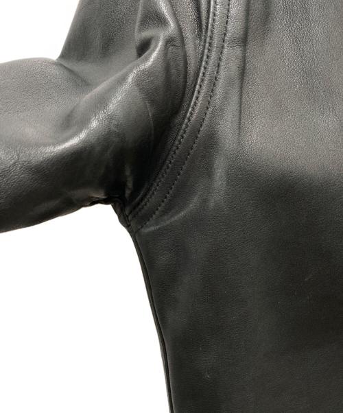 RED MOON（レッドムーン）RED MOON (レッドムーン) レザーシャツジャケット ブラック サイズ:36の古着・服飾アイテム