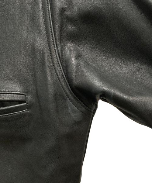 RED MOON（レッドムーン）RED MOON (レッドムーン) レザーシャツジャケット ブラック サイズ:36の古着・服飾アイテム