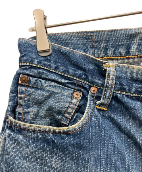 EVISU（エヴィス）EVISU (エヴィス) デニムハーフパンツ ブルー サイズ:32の古着・服飾アイテム