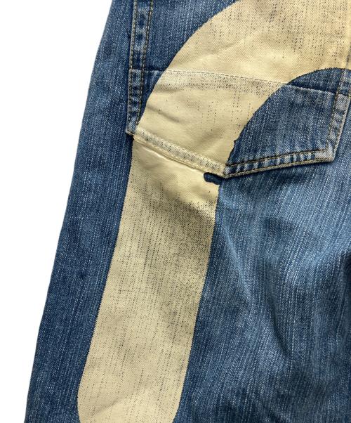 EVISU（エヴィス）EVISU (エヴィス) デニムハーフパンツ ブルー サイズ:32の古着・服飾アイテム