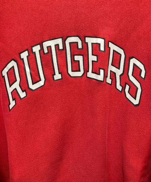 Champion REVERSE WEAVE（チャンピオン リバース ウィーブ）Champion REVERSE WEAVE (チャンピオン リバース ウィーブ) 80s トリコタグカレッジスウェット レッド サイズ:X-LARGEの古着・服飾アイテム