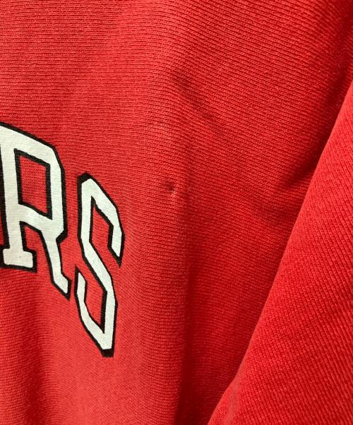 Champion REVERSE WEAVE（チャンピオン リバース ウィーブ）Champion REVERSE WEAVE (チャンピオン リバース ウィーブ) 80s トリコタグカレッジスウェット レッド サイズ:X-LARGEの古着・服飾アイテム
