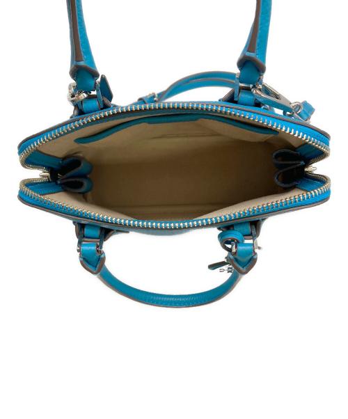 TORY BURCH（トリーバーチ）TORY BURCH (トリーバーチ) 2WAYショルダーバッグ ブルーの古着・服飾アイテム