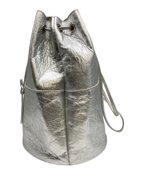 MARCO MASI（マルコマージ）MARCO MASI (マルコマージ) 巾着ショルダーバッグ シルバーの古着・服飾アイテム