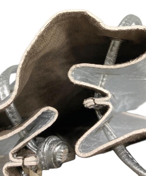 MARCO MASI（マルコマージ）MARCO MASI (マルコマージ) 巾着ショルダーバッグ シルバーの古着・服飾アイテム