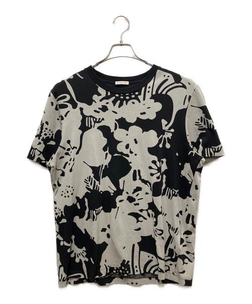 MONCLER（モンクレール）MONCLER (モンクレール) MAGLIA T-SHIRT ブラック×グレー サイズ:Mの古着・服飾アイテム