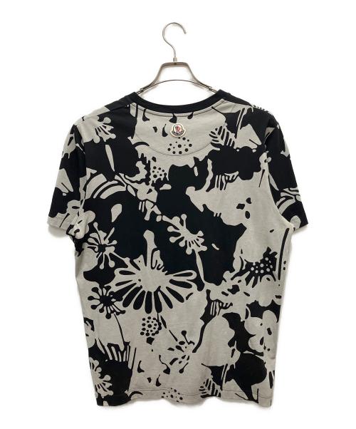 MONCLER（モンクレール）MONCLER (モンクレール) MAGLIA T-SHIRT ブラック×グレー サイズ:Mの古着・服飾アイテム
