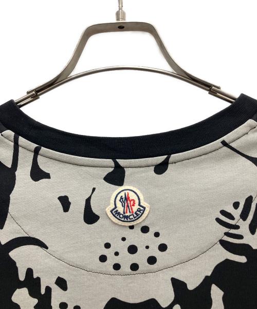 MONCLER（モンクレール）MONCLER (モンクレール) MAGLIA T-SHIRT ブラック×グレー サイズ:Mの古着・服飾アイテム