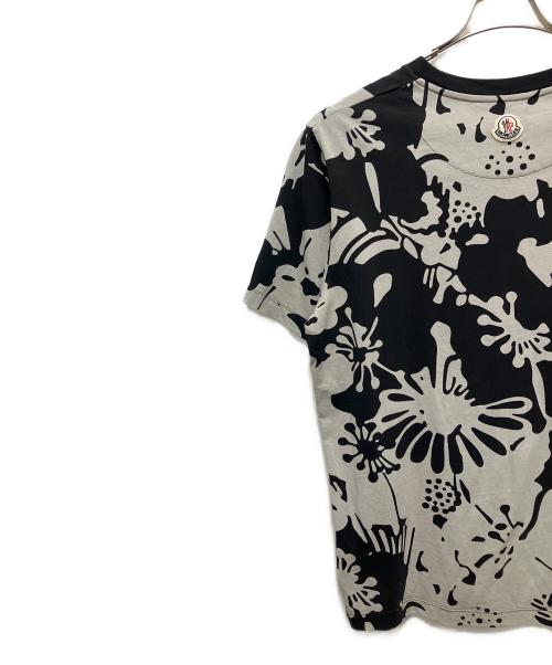 MONCLER（モンクレール）MONCLER (モンクレール) MAGLIA T-SHIRT ブラック×グレー サイズ:Mの古着・服飾アイテム