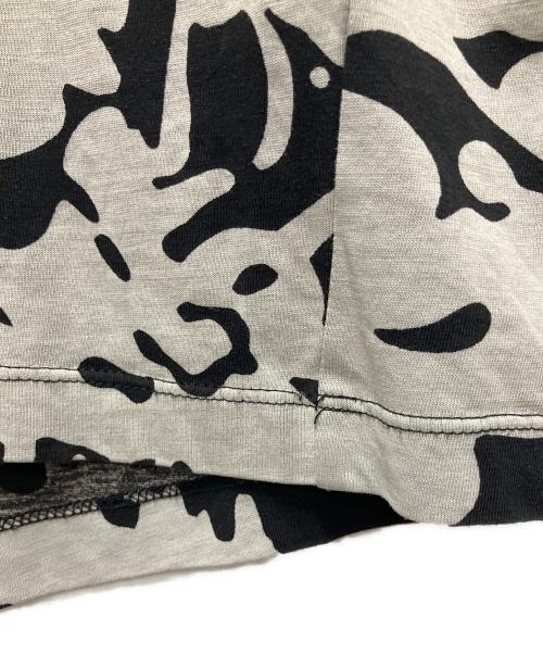 MONCLER（モンクレール）MONCLER (モンクレール) MAGLIA T-SHIRT ブラック×グレー サイズ:Mの古着・服飾アイテム