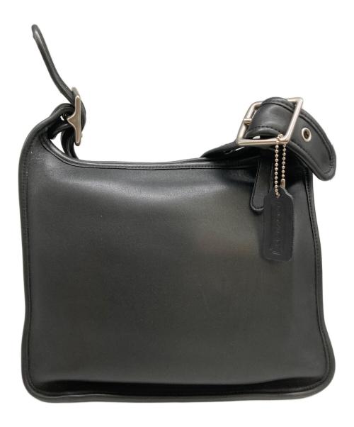 COACH（コーチ）COACH (コーチ) レザーショルダーバッグ OLD COACH ブラックの古着・服飾アイテム