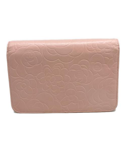 CHANEL（シャネル）CHANEL (シャネル) ショルダーバッグ カメリア ピンクの古着・服飾アイテム