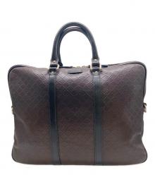 GUCCI（グッチ）の古着「ブリーフケース ディアマンテ」｜ブラウン