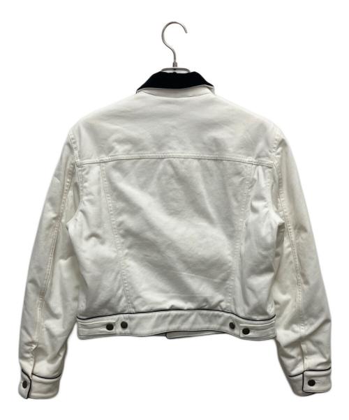 RIER（リア）RIER (リア) ベロア切替パイピングトラッカージャケット ホワイト サイズ:SIZE Sの古着・服飾アイテム