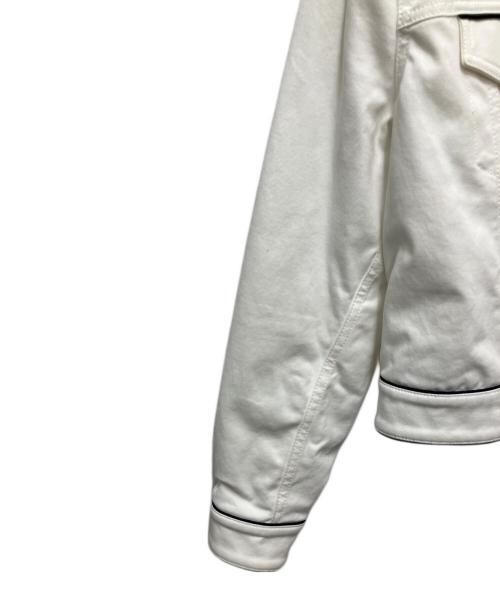 RIER（リア）RIER (リア) ベロア切替パイピングトラッカージャケット ホワイト サイズ:SIZE Sの古着・服飾アイテム