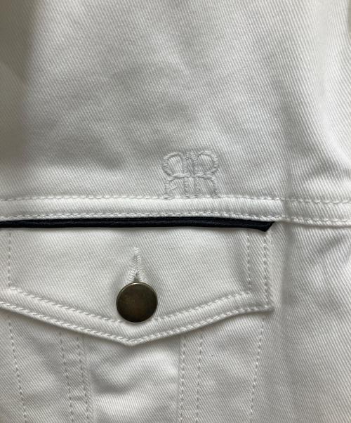 RIER（リア）RIER (リア) ベロア切替パイピングトラッカージャケット ホワイト サイズ:SIZE Sの古着・服飾アイテム