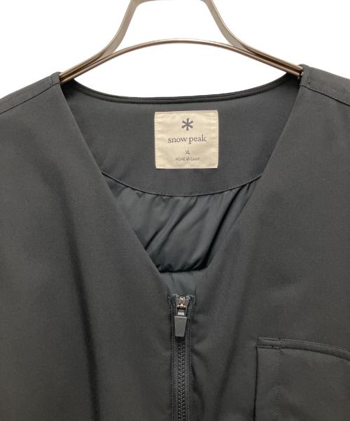 Snow peak（スノーピーク）Snow peak (スノーピーク) 中綿ジャケット ブラック サイズ:SIZE XLの古着・服飾アイテム