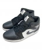 NIKEナイキ）の古着「Air Jordan 1 Mid」｜ブラック×ホワイト