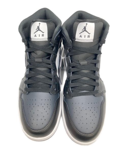 NIKE（ナイキ）NIKE (ナイキ) Air Jordan 1 Mid ブラック×ホワイト サイズ:SIZE 27.5cmの古着・服飾アイテム