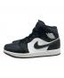 NIKE (ナイキ) Air Jordan 1 Mid ブラック×ホワイト サイズ:SIZE 27.5cm：12000円