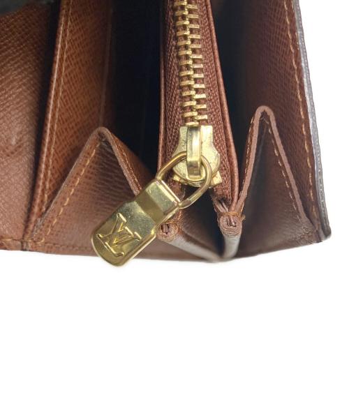 LOUIS VUITTON（ルイ ヴィトン）LOUIS VUITTON (ルイ ヴィトン) 長財布 	ポシェット・ポルトモネ クレディ ブラウンの古着・服飾アイテム