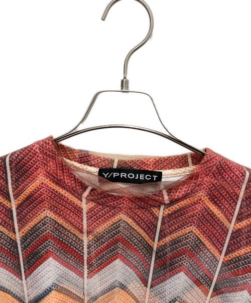Y. PROJECT（ワイプロジェクト）Y. PROJECT (ワイプロジェクト) レイヤードチュールカットソー オレンジ サイズ:42の古着・服飾アイテム