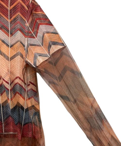 Y. PROJECT（ワイプロジェクト）Y. PROJECT (ワイプロジェクト) レイヤードチュールカットソー オレンジ サイズ:42の古着・服飾アイテム